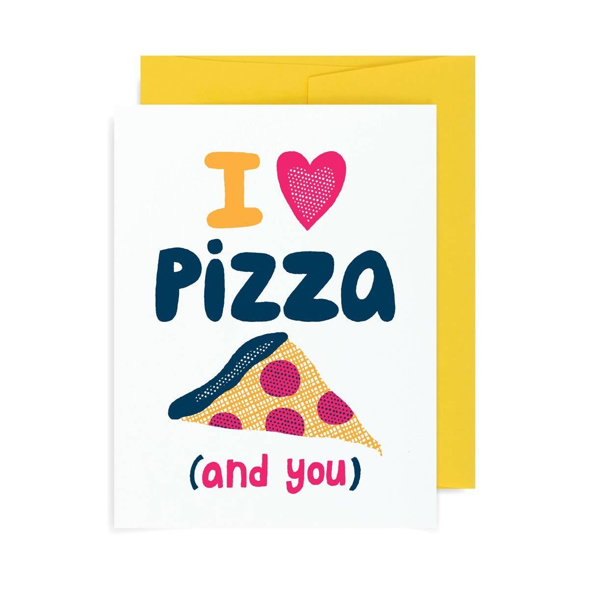 I Heart Pizza Card